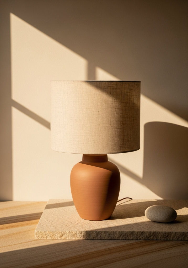 Stoneware Table Lamp