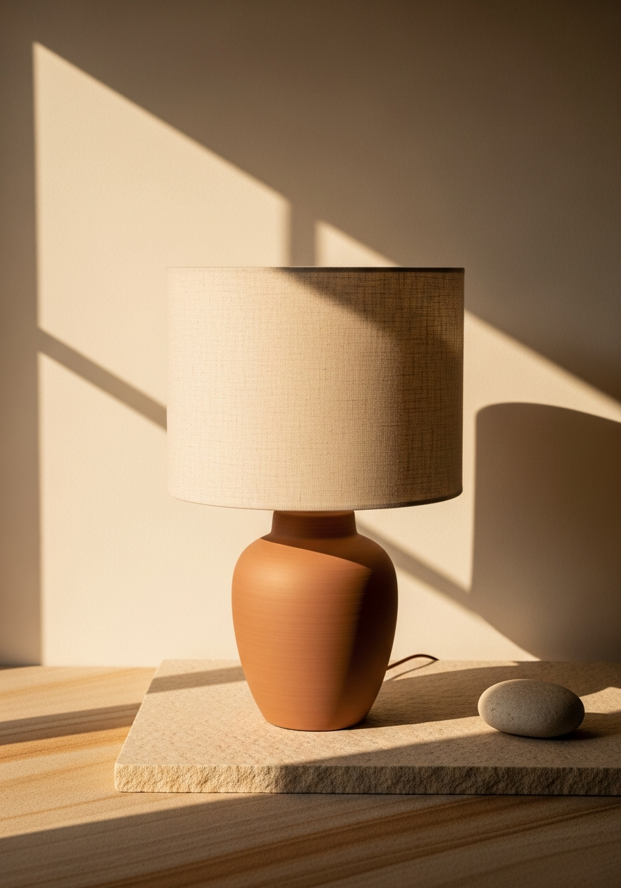 Stoneware Table Lamp